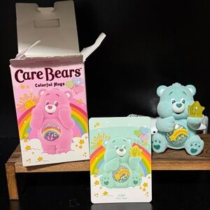 POP MART AUTHENTIC Care Bears Colorful Hugs Series Figure - Wish Bear
